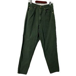 Vintage Dixie Blues Jeans Womens Green High Rise Tapered Leg 90s